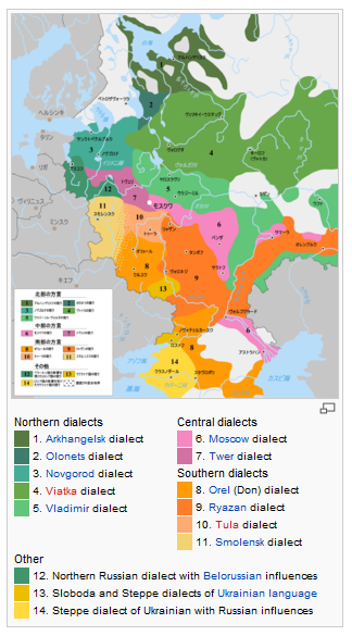Dialects Of The Russian 97